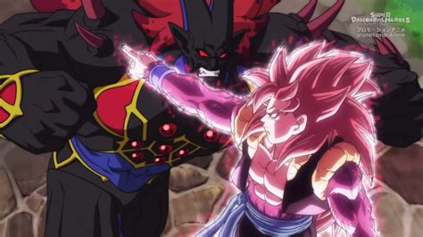 Gogeta Super Saiyan 4 contra Omega Shenron