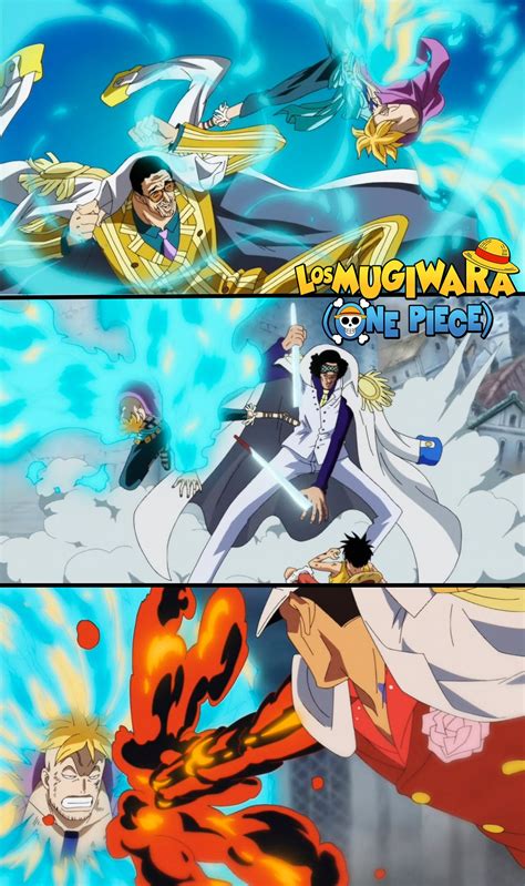 Akainu enfrentándose a Marco