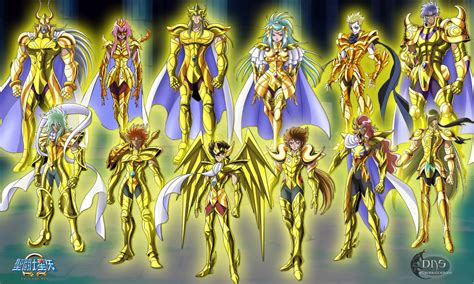 Caballeros Dorados de Saint Seiya