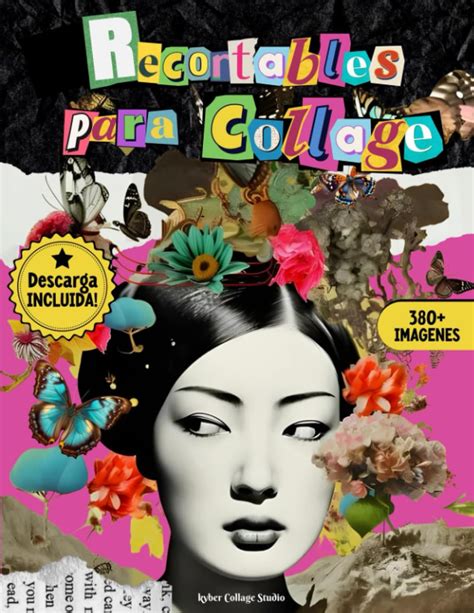 Collage de imágenes inspiradoras: naturaleza, arte, libros, gente