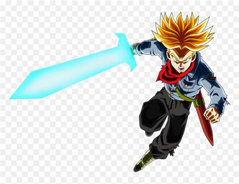 Trunks del Futuro con la Espada de Luz
