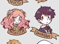 Ilustración de los personajes principales de Hooky