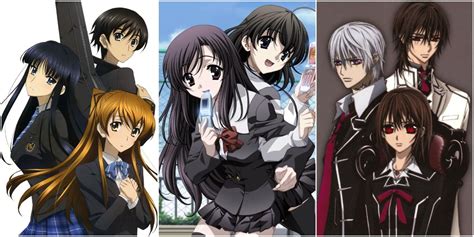 Personajes de anime en un triángulo amoroso