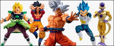 Tabla comparativa de tamaños de figuras de Dragon Ball