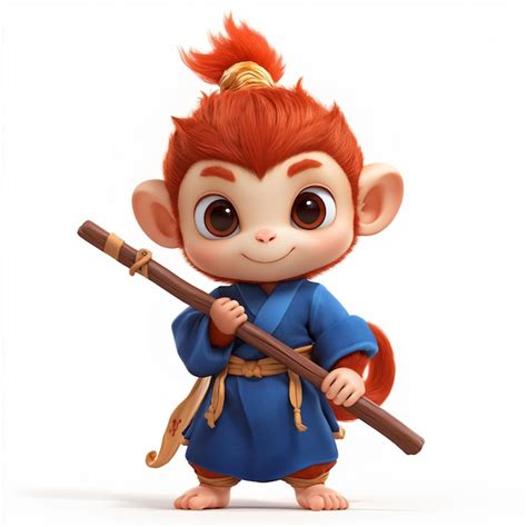 Ilustración de Sun Wu-Kong del 