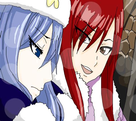 Juvia vs Erza