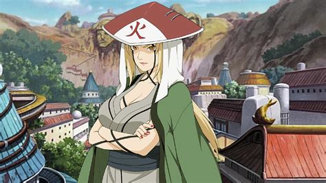 Tsunade y Naruto en la torre Hokage