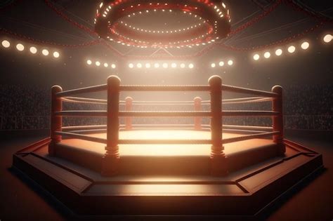 Ilustración de Kinji Hakari en un ring de boxeo clandestino.