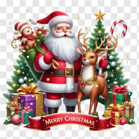 Representación de Santa Claus con sus muñecos