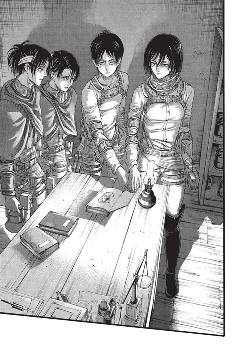 Páginas finales del manga de Shingeki no Kyojin