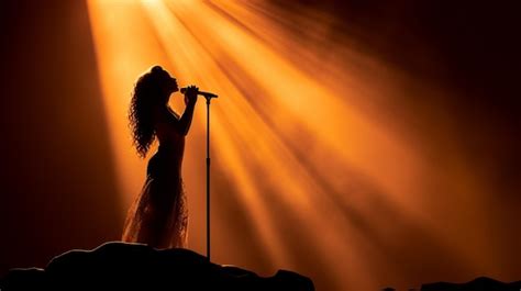 LiSA cantando en un escenario