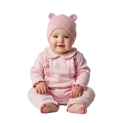 Señor Pink con su atuendo de bebé