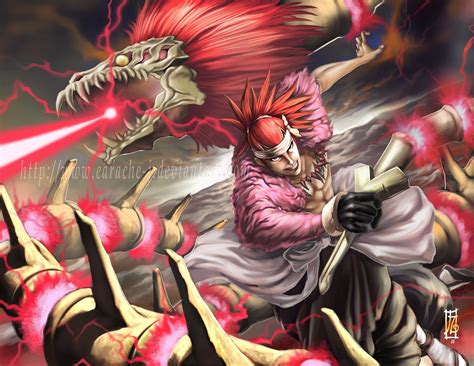 Ilustración de Renji usando su Bankai