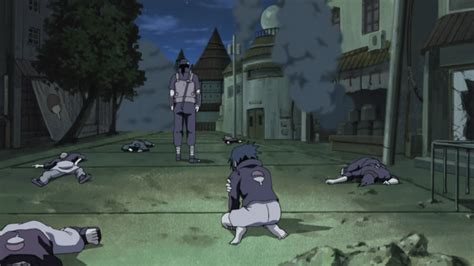 Escena de la masacre del Clan Uchiha