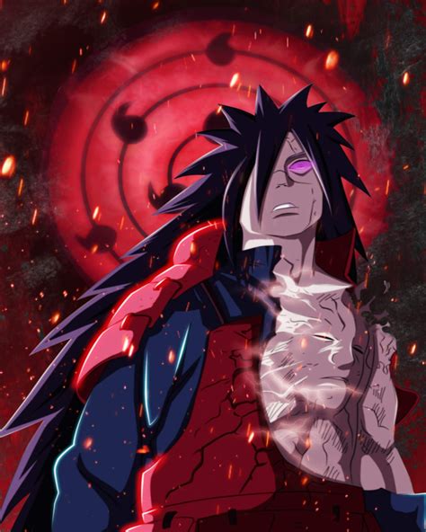 Ilustración de Madara Uchiha