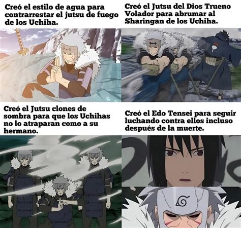 Ilustración del odio de Madara hacia los Senju