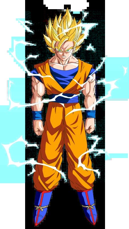 Imagen de varios personajes Saiyajin en Super Saiyajin 2
