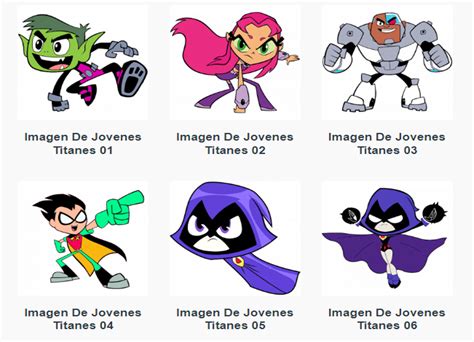 Logotipos de las series animadas de Jóvenes Titanes