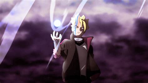 Boruto usando Rasengan contra Momoshiki