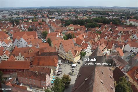 Vista panorámica de Nördlingen, Alemania