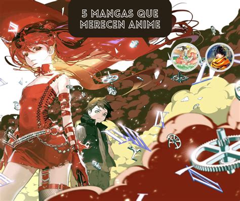 Collage de portadas de mangas que merecen adaptación