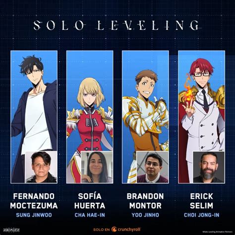 Personajes principales de Solo Leveling