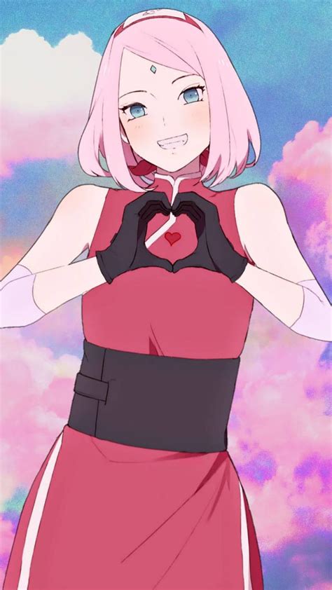 Sakura Haruno con expresión de misterio
