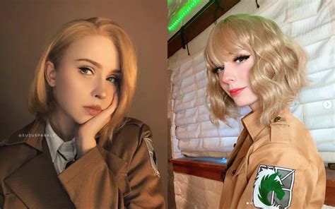 Cosplay de Hitch Dreyse con cabello lacio