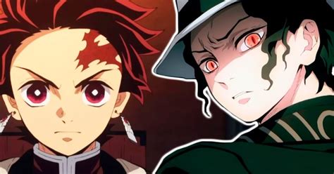 Comparación de rasgos faciales entre Tanjiro y Muzan