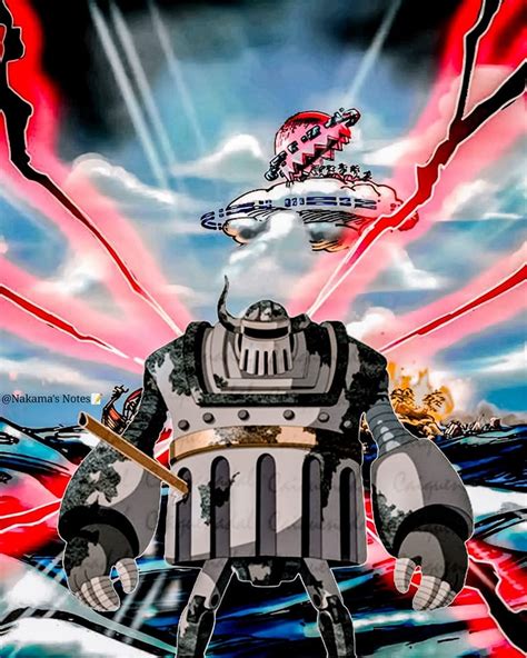 Robot del Siglo Vacío usando Haki del Conquistador
