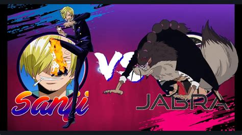 Sanji enfrentándose a Jabra en Enies Lobby