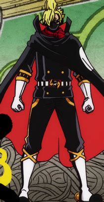 Sanji utilizando su Raid Suit Stealth Black