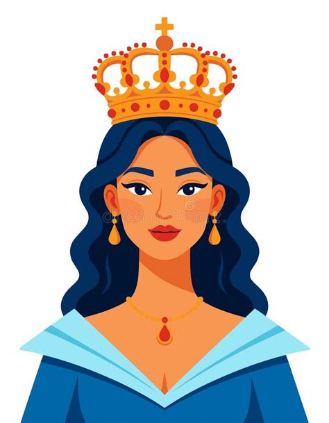 Ilustración de una emperatriz con armadura