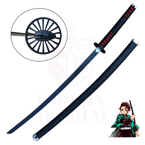 Detalle de la katana de Tanjiro Kamado