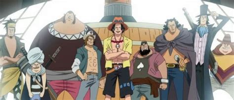 Ace como capitán de los Piratas Spade.