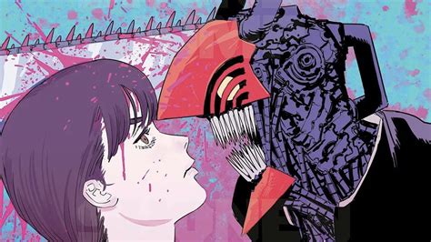 Ilustración de Denji y Asa en Chainsaw Man