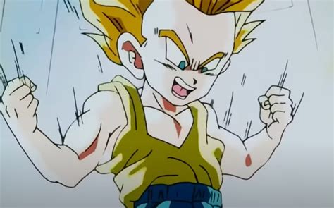 Trunks se convierte en Super Saiyajin cuando aún era un niño