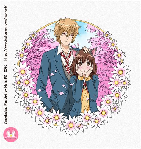 Ilustración de Kyōya Sata y Erika Shinohara
