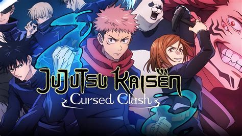 Ilustración de varios personajes de Jujutsu Kaisen: Cursed Clash