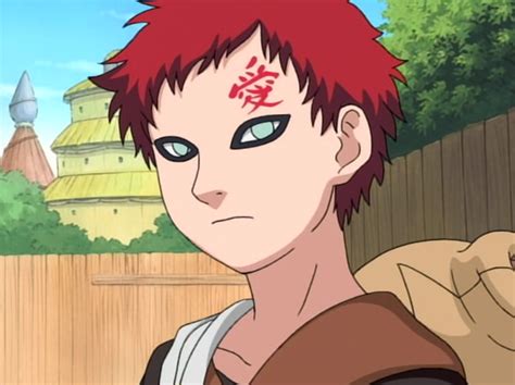 Apariencia de Gaara en Naruto