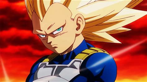 Vegeta en su forma Super Saiyan