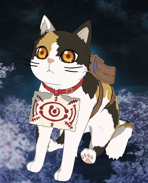 Gato Chachamaru con mochila