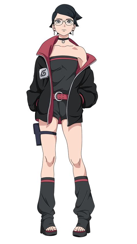 Diseño conceptual de Sarada Uchiha