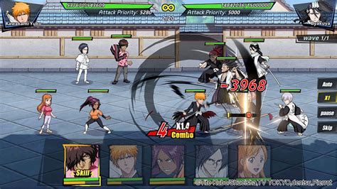 Gráfico de progresión de poder en Bleach: Immortal Soul