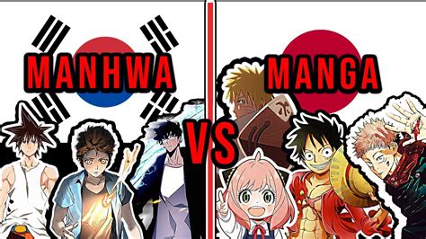 Comparativa de lectura: Manga vs. Manhwa