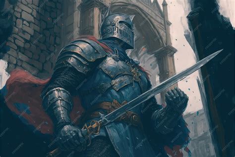 Ilustración de Guts con su espada gigante, evocando la ambientación medieval