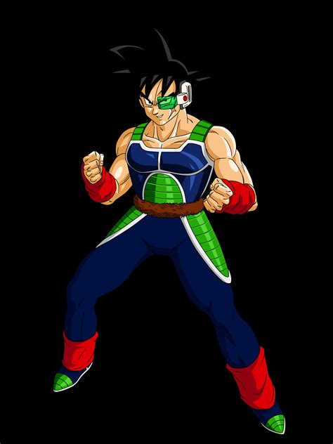 Bardock despidiéndose de Kakarotto