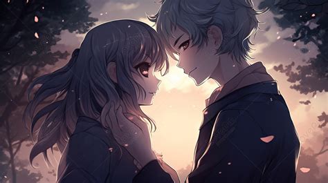 Pareja anime romántica