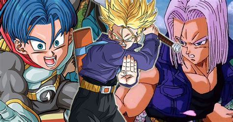 Comparativa de trajes de Trunks a lo largo de Dragon Ball