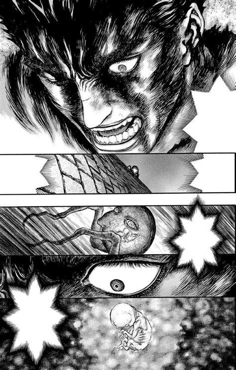 Guts cargando al enigmático niño